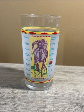 Aramark Kentucky Derby 123 Triple Crown Winners May 3, 1997 Frosted 5.25" Glass